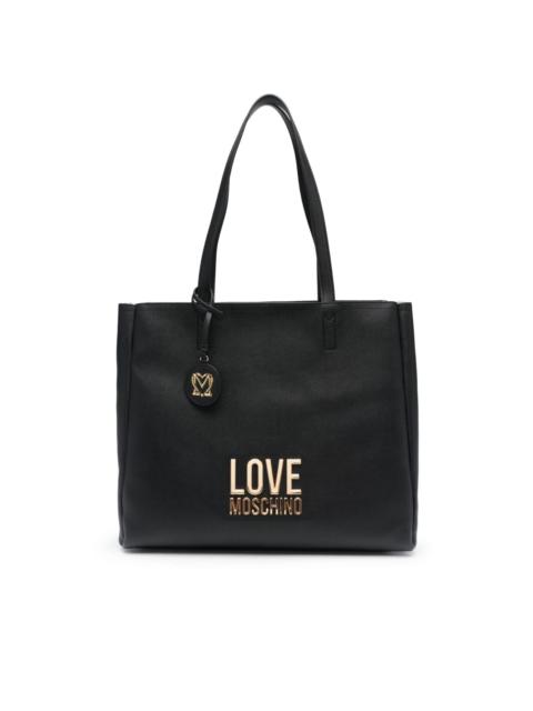 Moschino logo-plaque shoulder bag