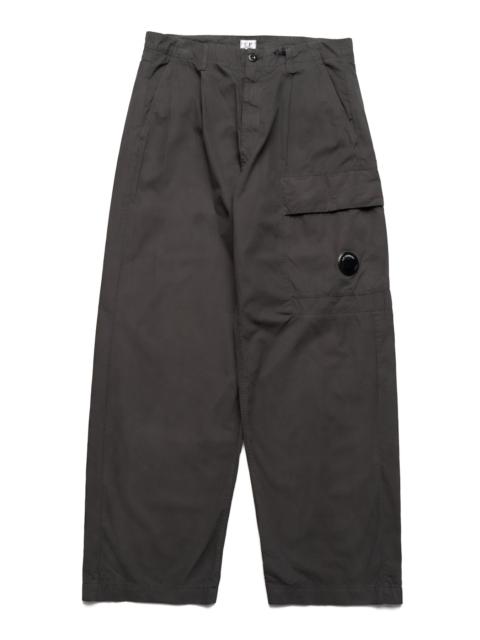 C.P. Company Cargo Pant In Microreps Boxy Pleats - Raven
