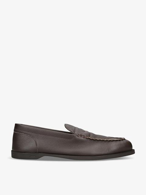 John Lobb Pace leather loafers