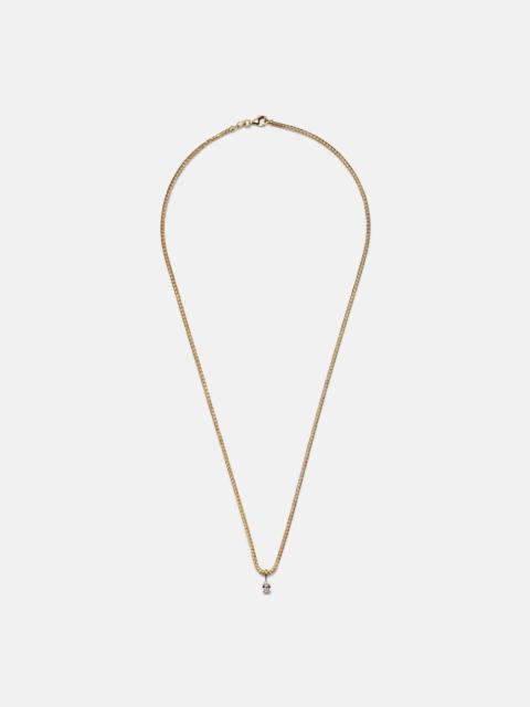 ANITA KO Franco 18kt gold chain necklace with diamond