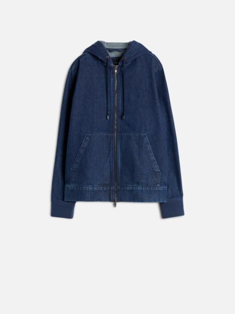7 For All Mankind UTILITY DENIM HOODIE