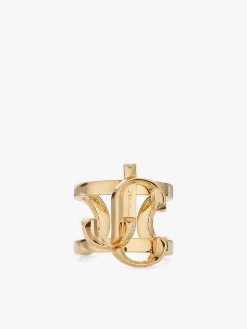 JIMMY CHOO JC Monogram Ring
Gold-Finish Metal JC Monogram Ring
