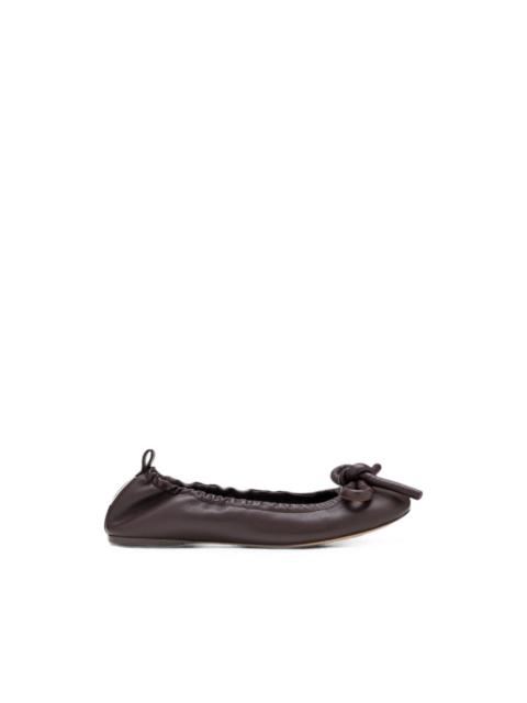 Marc Jacobs The Bow lace-up ballerinas