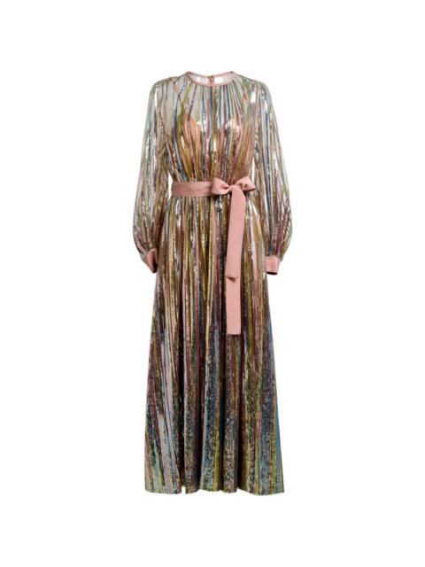 ELIE SAAB sequin-embroidered tulle dress