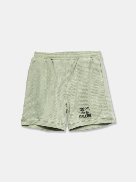 Gallery Dept French Logo Green Mesh Shorts
