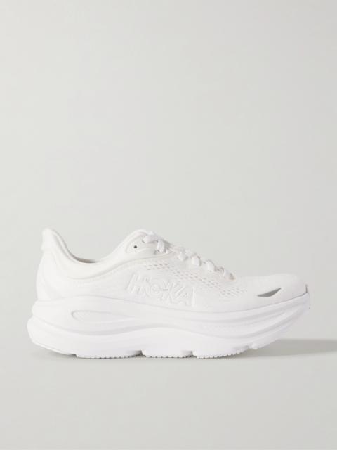 HOKA Bondi 9 Rubber-trimmed Mesh Sneakers