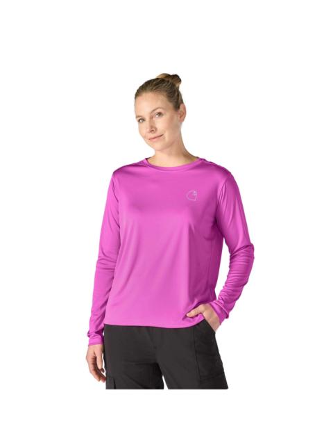 Carhartt Women's Force Sun Defender™ Relaxed LS Logo T-Shirt