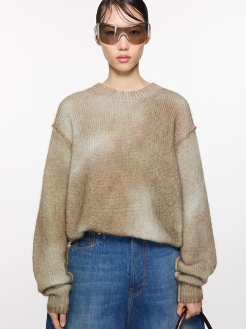 Acne Studios Jumper sprayed finish - Mushroom beige