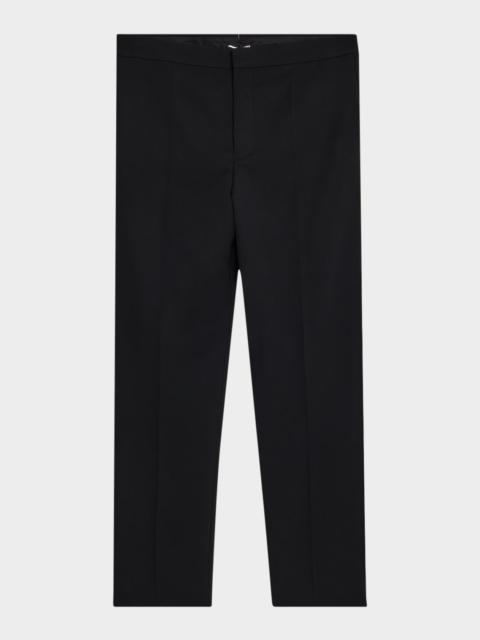 SAINT LAURENT Men's Slim Grain de Poudre Pants