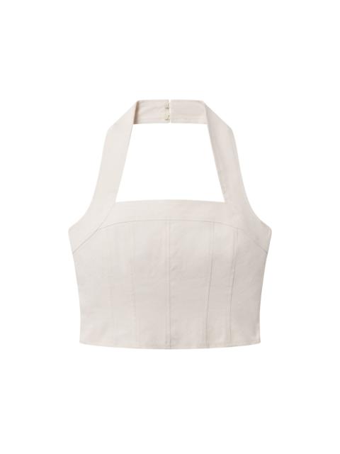 A.L.C. Lori Linen Halter Top