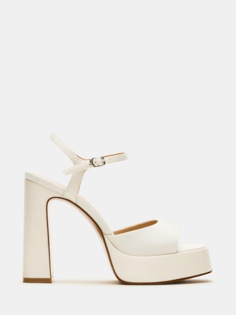 STEVE MADDEN LIANDRA IVORY SATIN