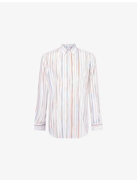 Paul Smith Striped-Pattern Regular-Fit Cotton  Shirt