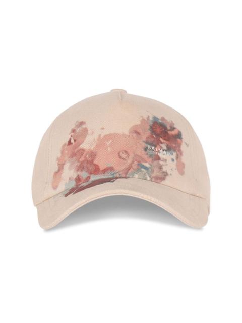 Balmain Sky-printed cap