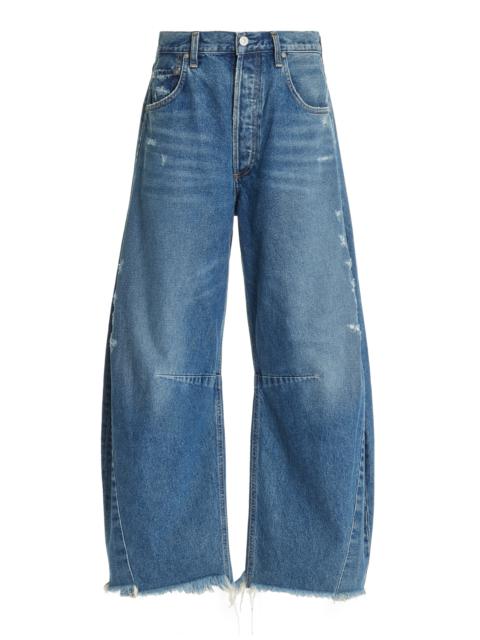 Citizens of Humanity Horseshoe Rigid High-Rise Wide-Leg Jeans medium wash
