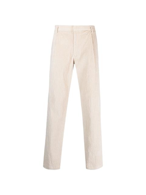 straight-leg corduroy trousers