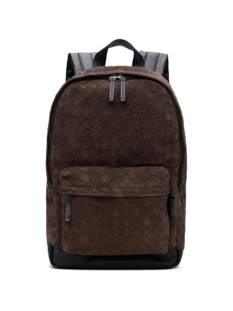 Bottega Veneta Brown & Black Classic Intrecciato Backpack