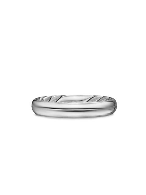 DAVID YURMAN Women's DY Mercer Band Ring in Sterling Silver, 3.7MM - Silver