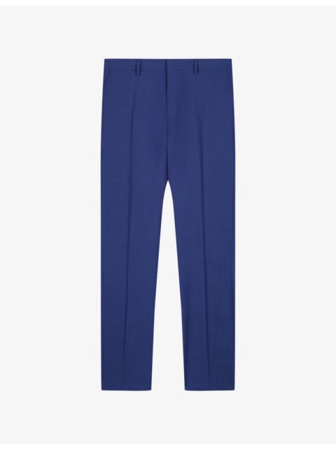 The Kooples Slim-Leg Centre-Crease Wool Trousers
