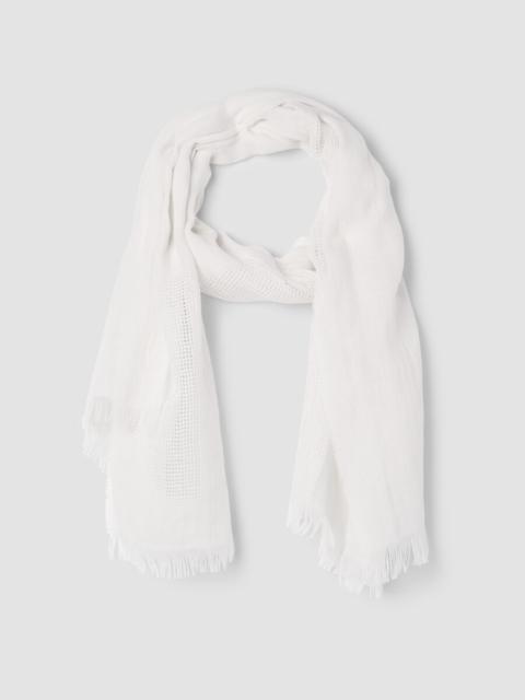 EILEEN FISHER Organic Linen Circles Scarf