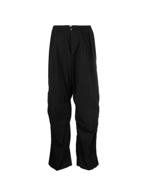 Parachute wide-leg trousers