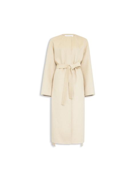 Alaïa DOUBLE FACE CASHMERE COLLARLESS COAT