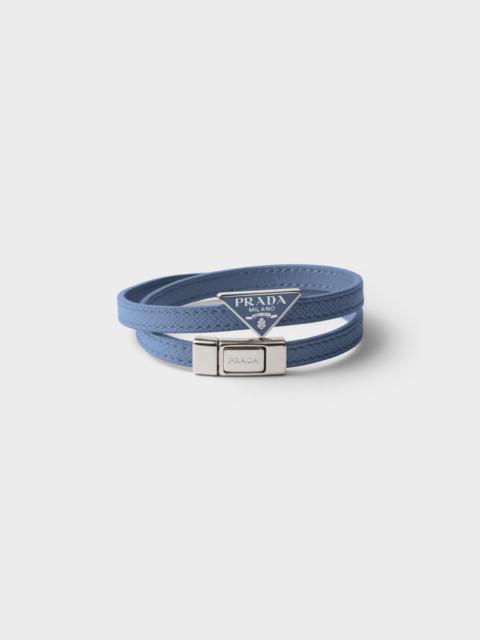 Prada Saffiano Leather Bracelet