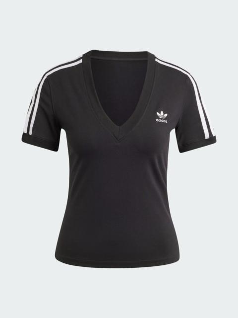 adidas Adicolor 3-Stripes V-Neck Slim Tee