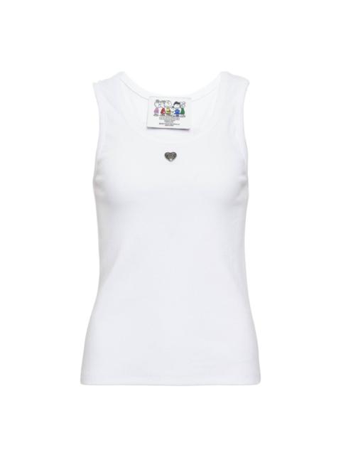 MARGESHERWOOD Heart Pendant Sleeveless T-Shirt