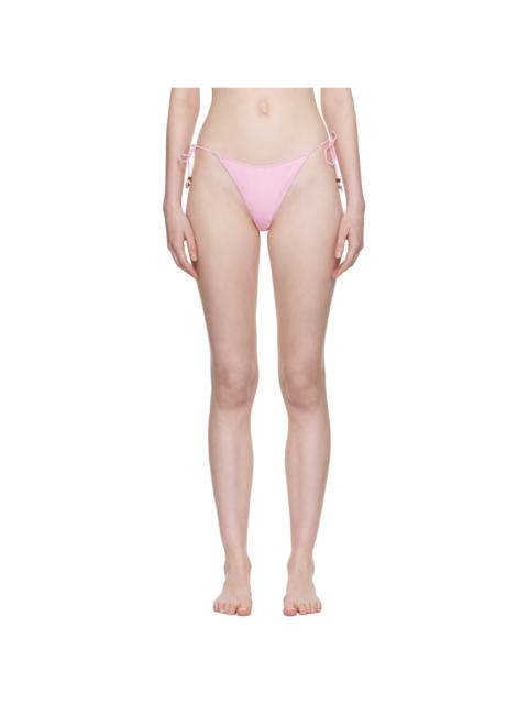 JACQUEMUS Pink 'The Triangle' Bikini Bottoms