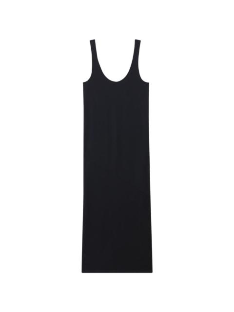 Another Tomorrow asymmetric seam-detail dress