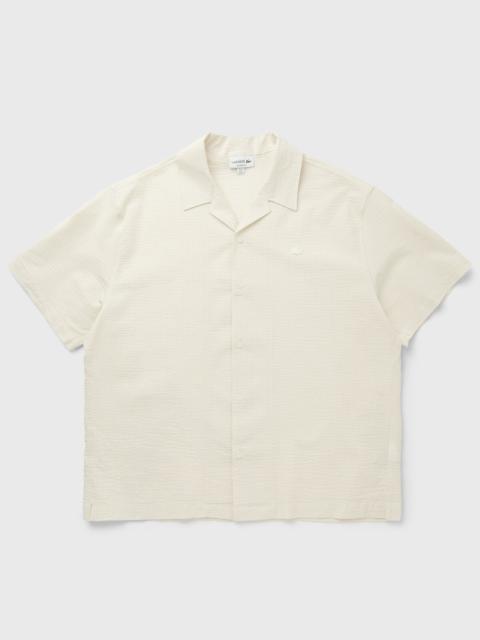 LACOSTE Relaxed Fit Seersucker Shirt