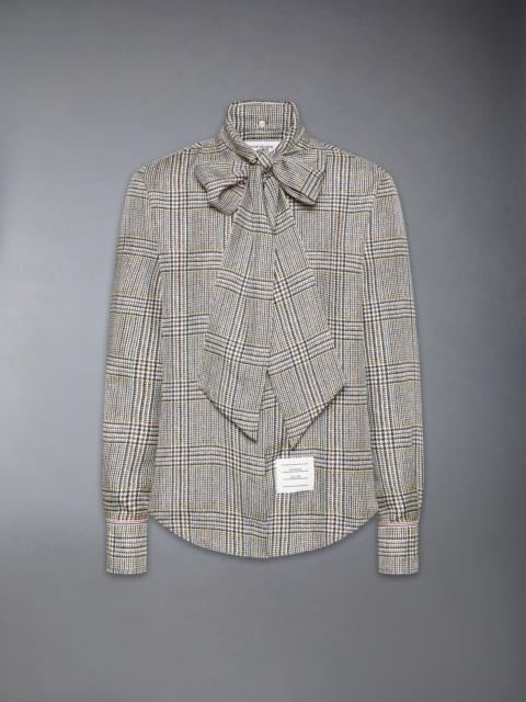 Thom Browne HUNTING TWEED SILK TWILL SHIRT