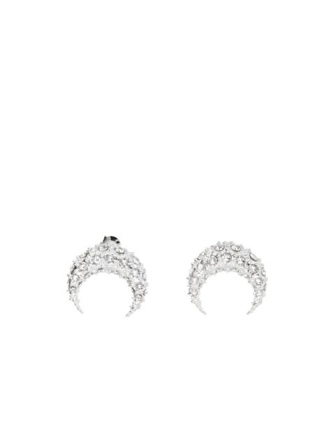 small rhinestone-embellished Moon earring