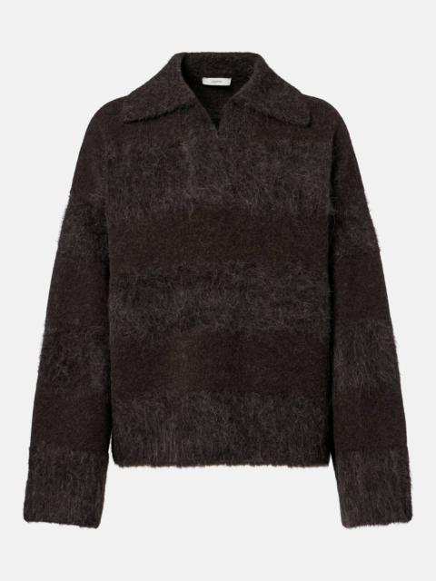 JOSEPH Take striped polo sweater