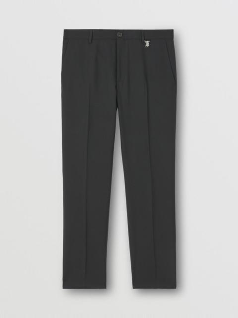 Burberry Monogram Motif Wool Tailored Trousers
