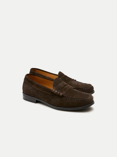 J.CREW Camden suede loafers with rubber soles