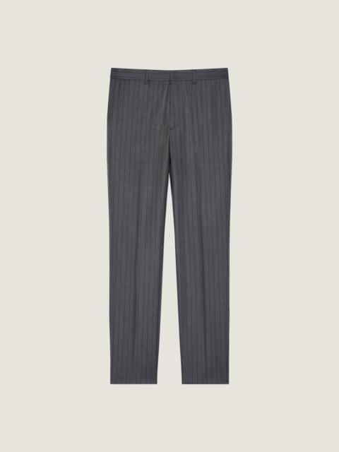 Givenchy SLIM FIT STRIPED TAILORED PANTS IN WOOL