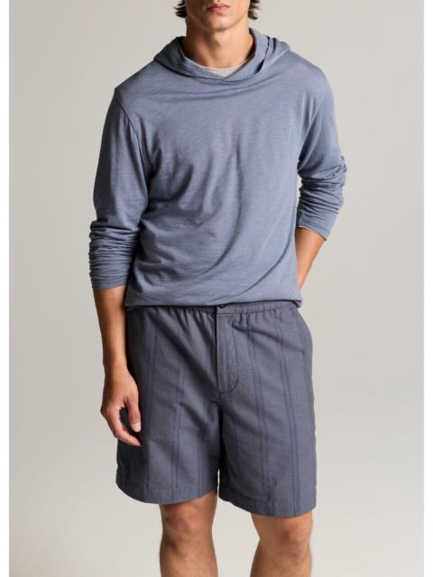 Vince Slub Pima Cotton Double-Layer Hoodie