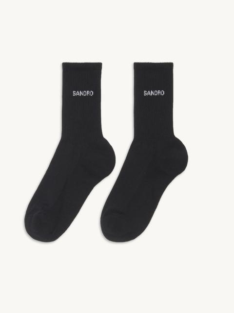 Sandro Logo socks