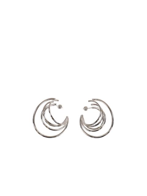 PANCONESI ORBIT EARRINGS LARGE / SIL