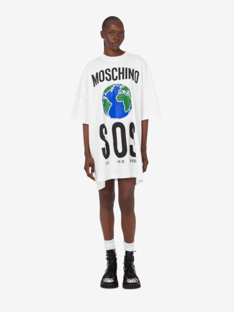 Moschino PRINTED HEAVY COTTON DRESS
