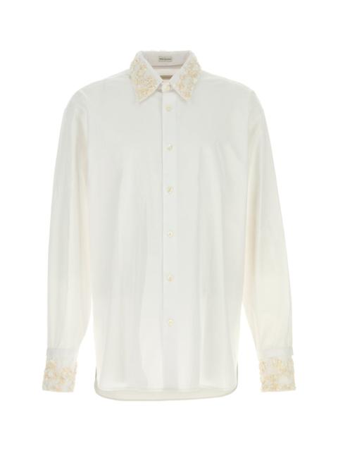 Dries Van Noten White poplin shirt