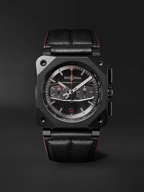 Bell & Ross BR 03-94 BLACKTRACK Limited Edition Automatic Chronograph Ceramic Watch, Ref. BR0394-BTR-CE/SCA