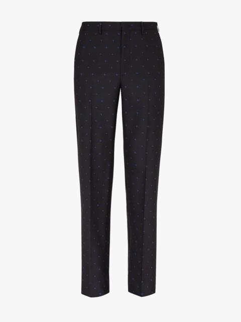 FENDI Black wool pants