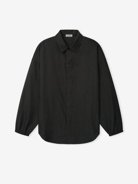 Fear of God Striped Wool Elastic Cuff Shirt