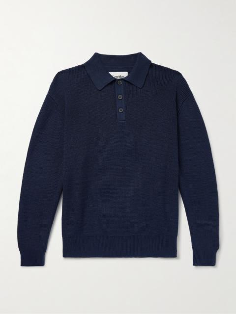 Corridor Ribbed Organic Mercerised Cotton Polo Shirt