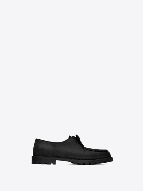SAINT LAURENT malo derbies in smooth leather
