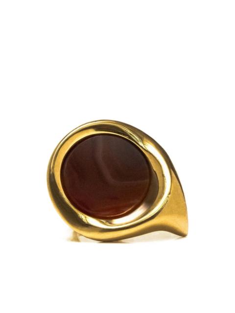 PANCONESI small Dusk agate ring