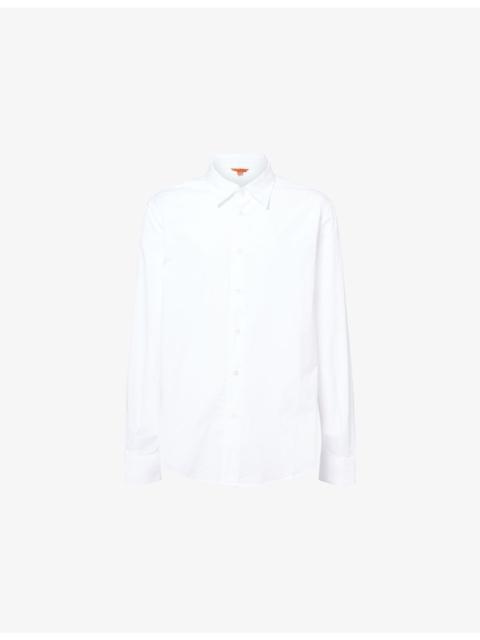 BARENA Maridola Pointed-Collar Cotton Shirt