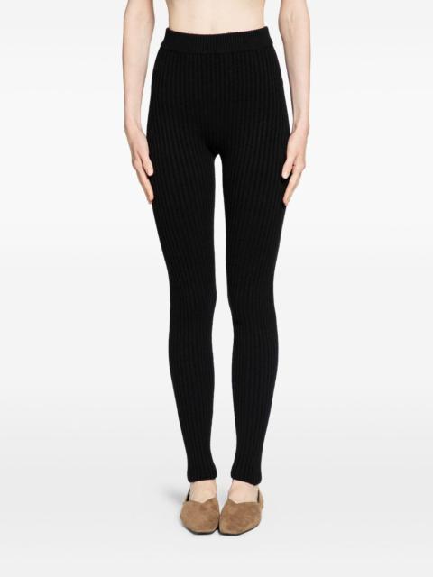 Max Mara ribbed-knit leggings